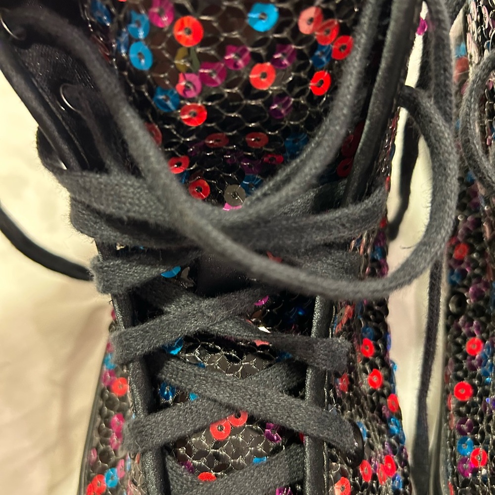 Converse Multicolor Sequin High Tops - image 4